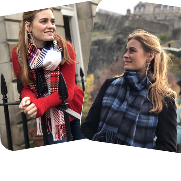 Luxurious 100% Cashmere Scarf  Hand Tailored in Germany Y2K - Picture 10 of 11